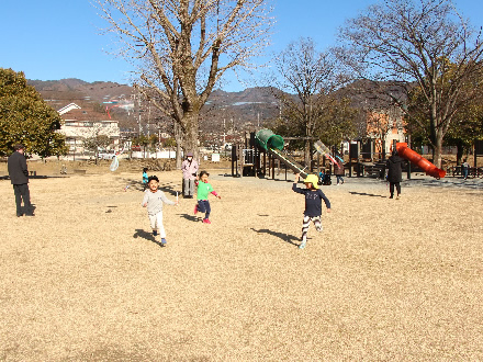 1月7日　凧上げ